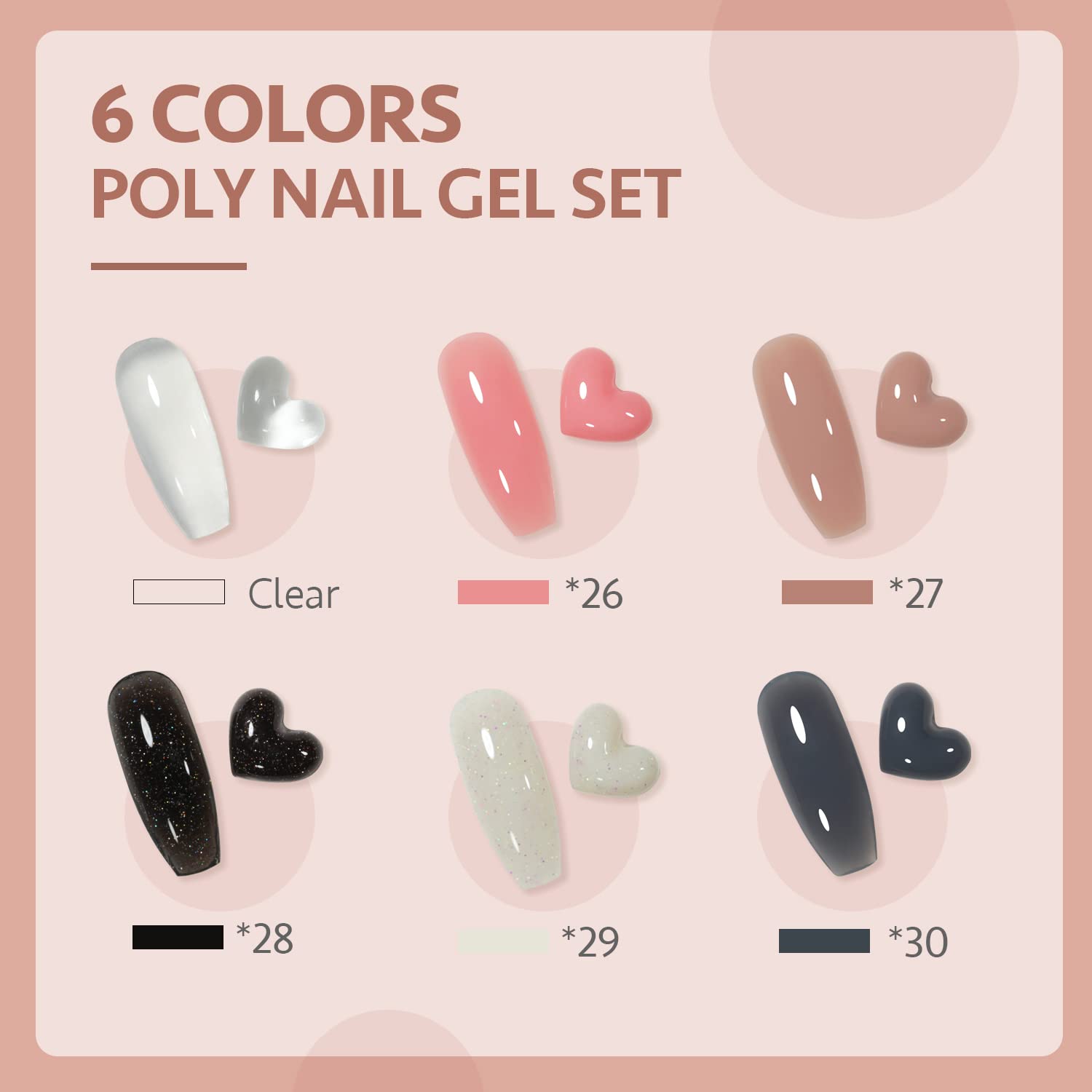 GAOY manicure tools included to prep and shape nails at home.