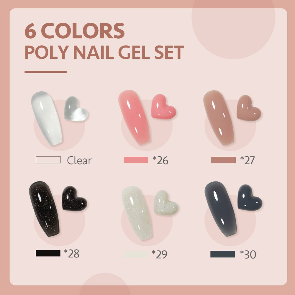 GAOY manicure tools included to prep and shape nails at home.