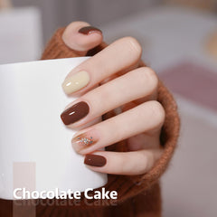 GAOY Nude Brown Fall Dark gel polish for dramatic, versatile looks