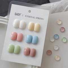 GAOY Pastel Spring gel polish green bottle for DIY nails and versatile color options