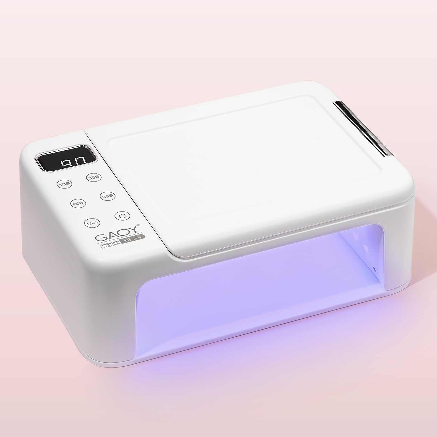 GAOY professional nail curing lamp front view for salon use and efficiency