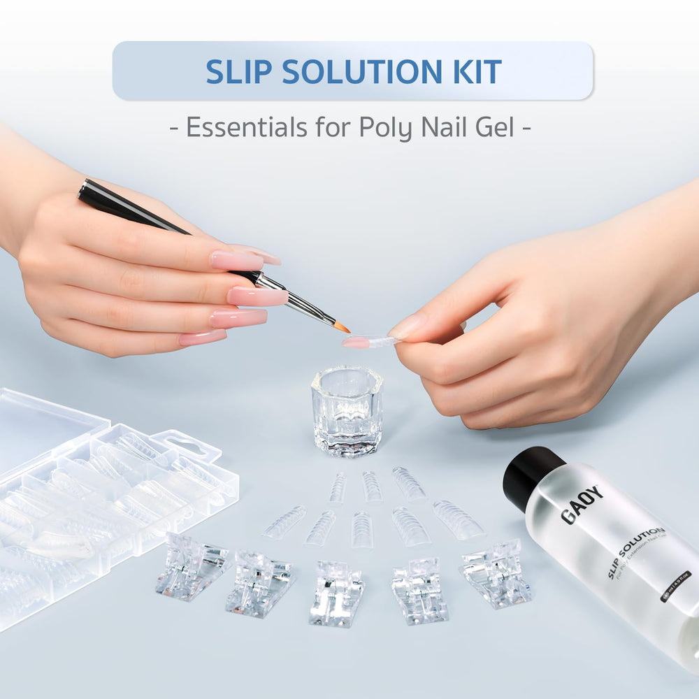 GAOY dual-ended brush included for precise gel placement and cleaning.