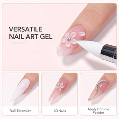GAOY 3D sculpting capability unlocks creative nail art possibilities.