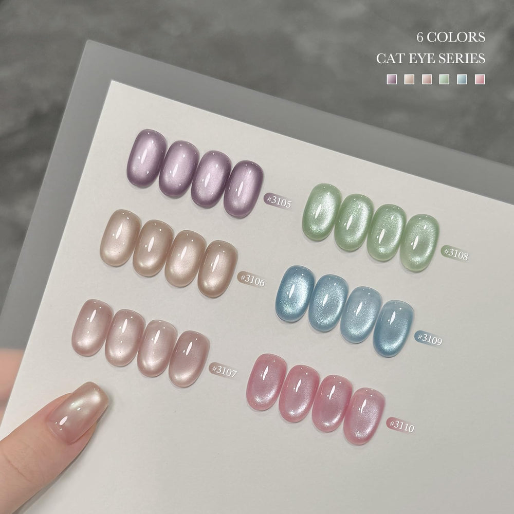 GAOY gel cure under UV LED in 60 seconds for quick dries.