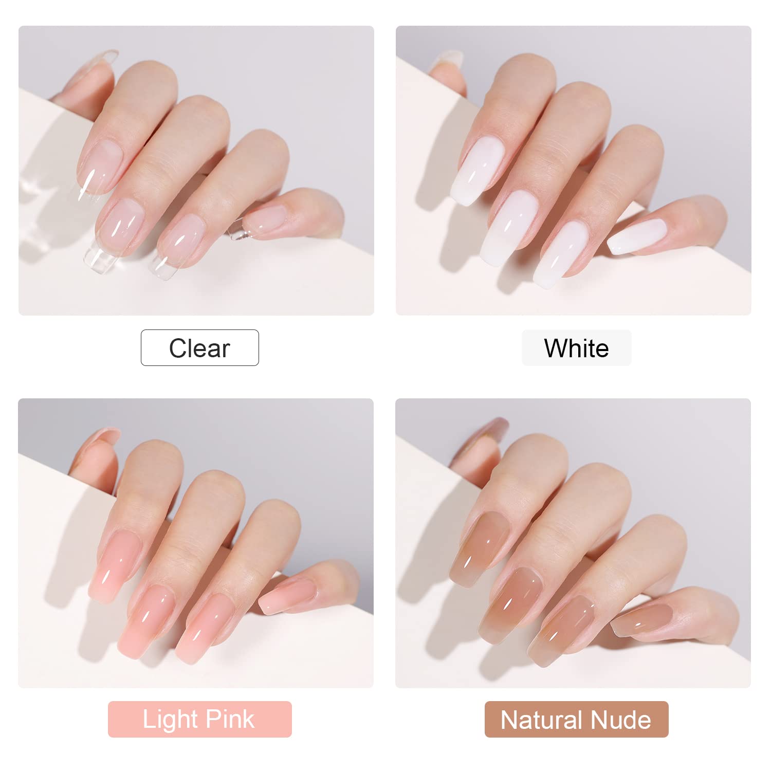 GAOY UV LED nail lamp cures poly gel quickly for efficient at home care.