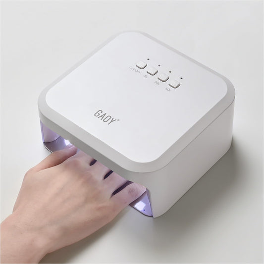 GAOY UV nail lamp front view for salon-grade gel nail curing at home
