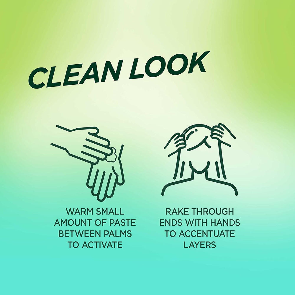 Garnier Fructis Style Pure Clean Finishing Paste provides a no-stick, light finish.
