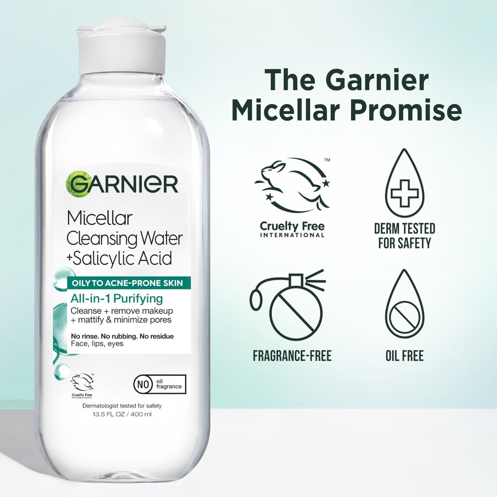 Garnier Cruelty-Free Leaping Bunny logo on packaging.