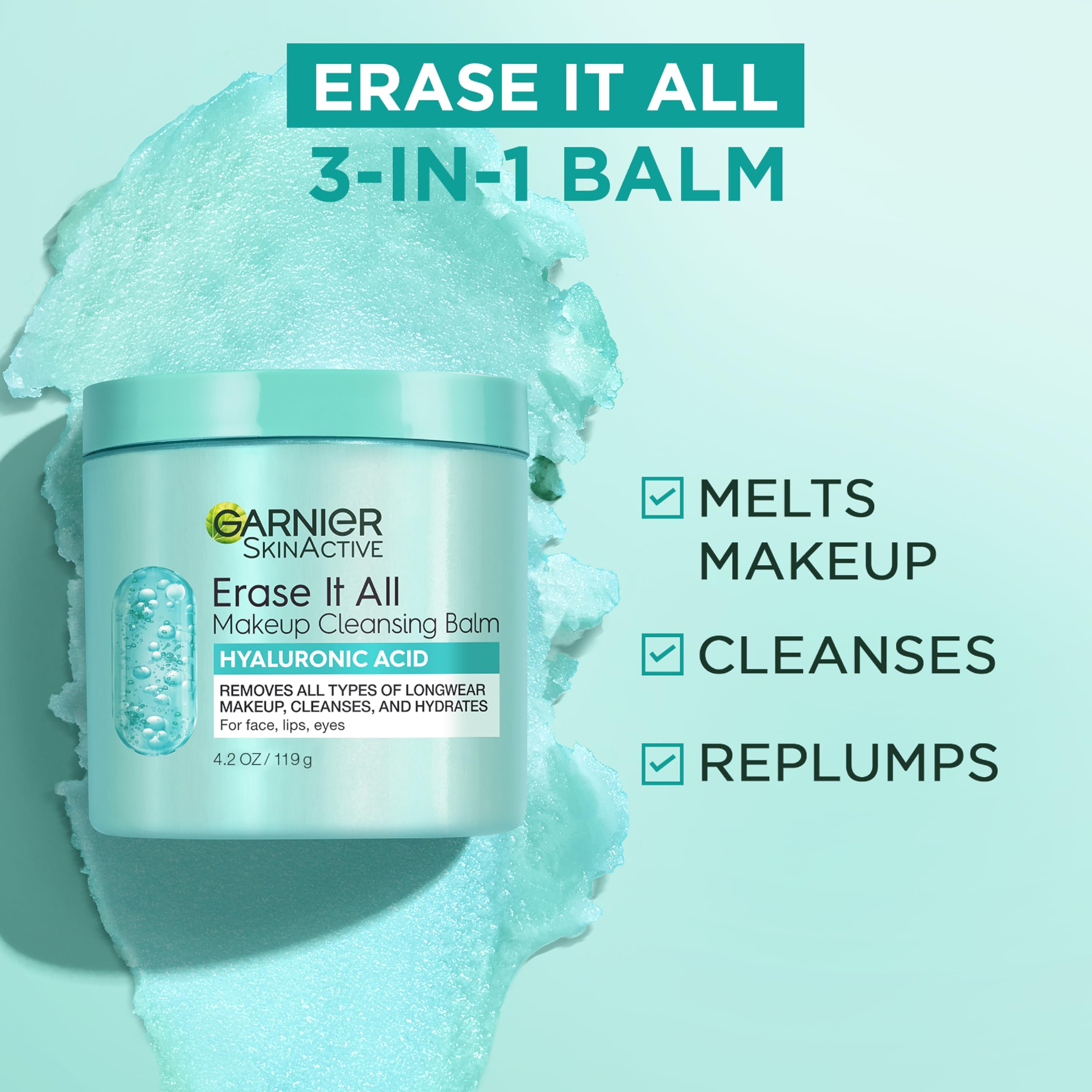 Garnier Erase It All removing eye makeup gently