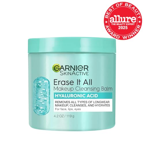 Texture close-up of Garnier Erase It All balm with Hyaluronic Acid