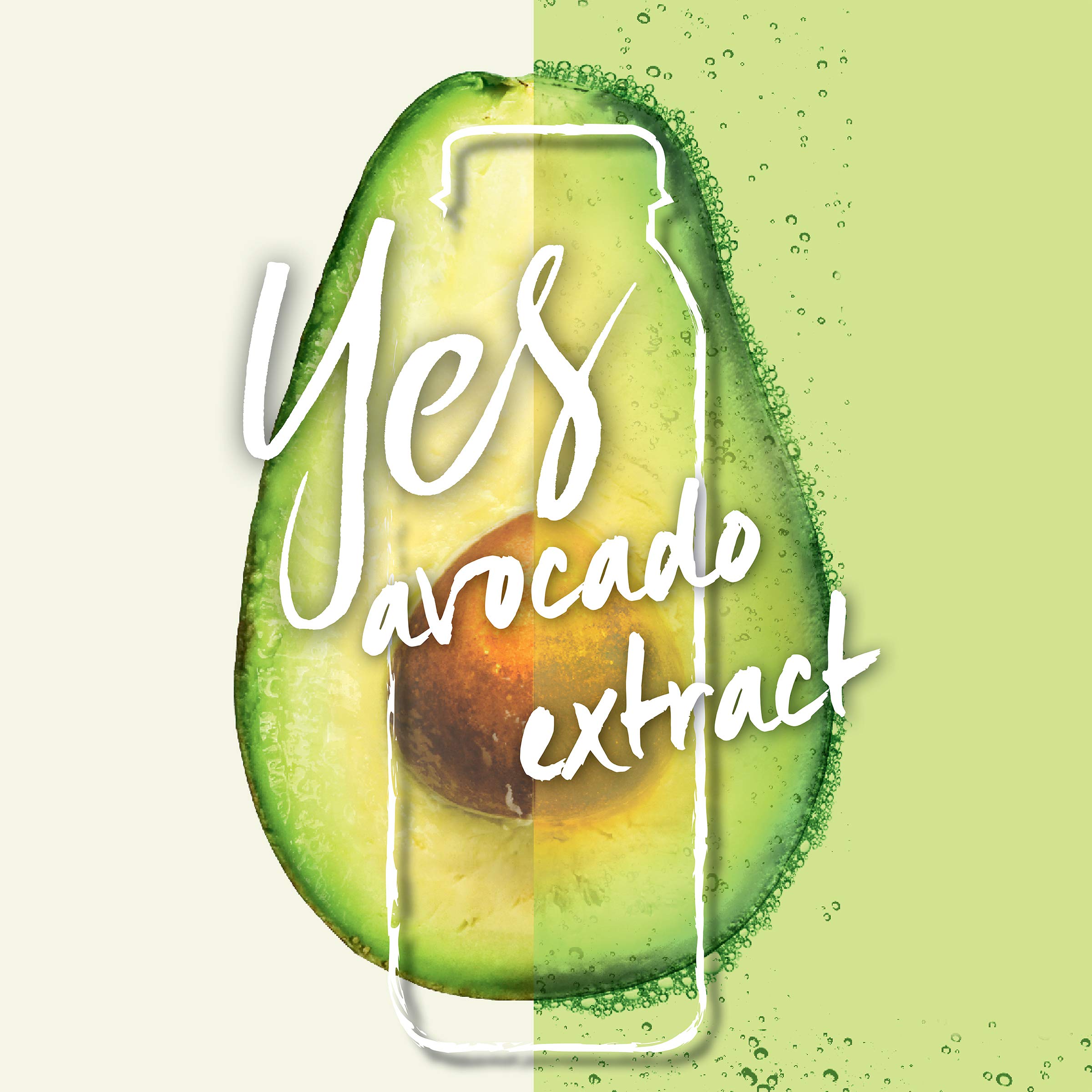 Avocado extract close-up in Garnier Fructis Smoothing Treat Conditioner