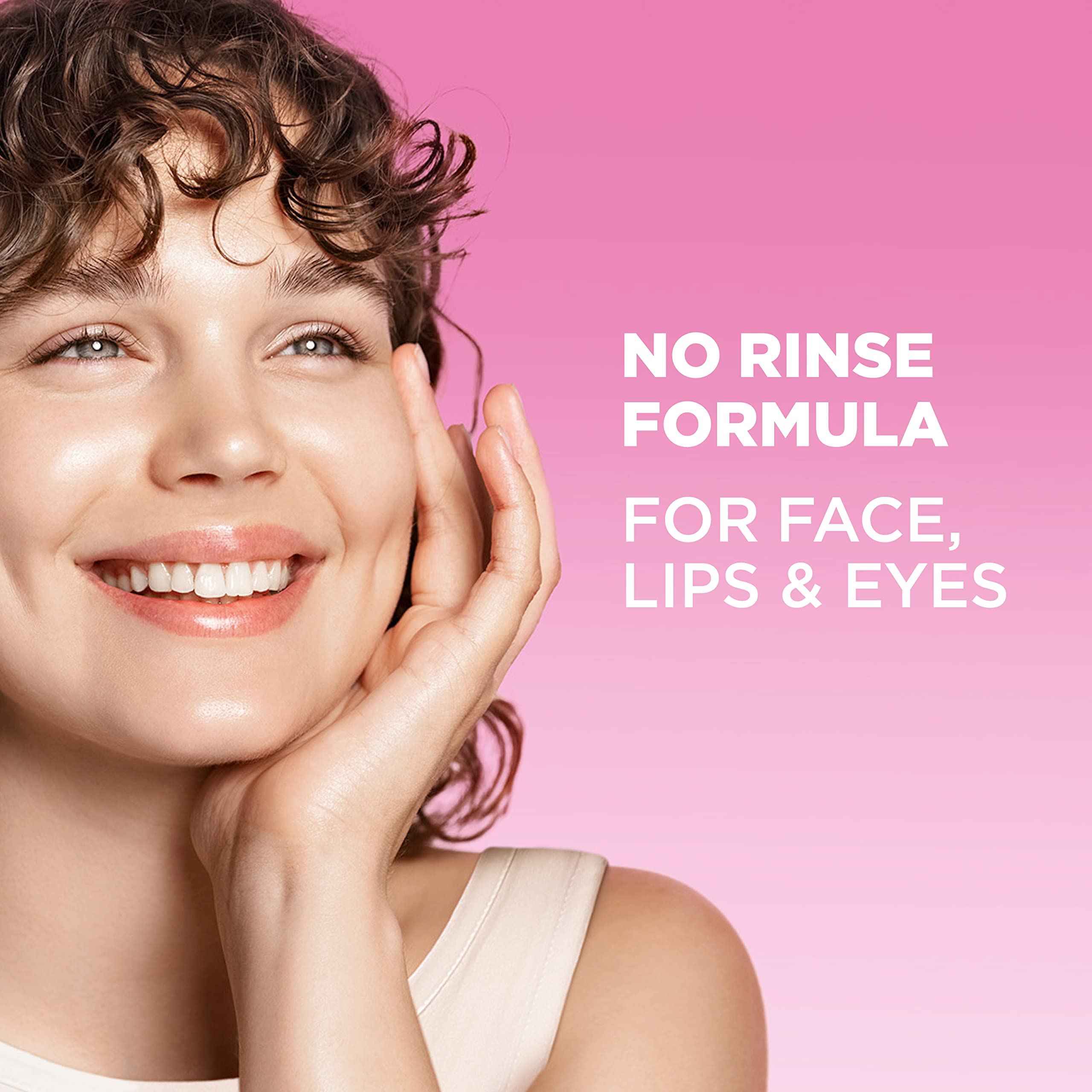 Garnier Micellar Water with Rose Water eye makeup removal demo