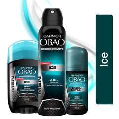 Garnier OBAO 65 g bottles in a four-pack, ideal for travel and gym