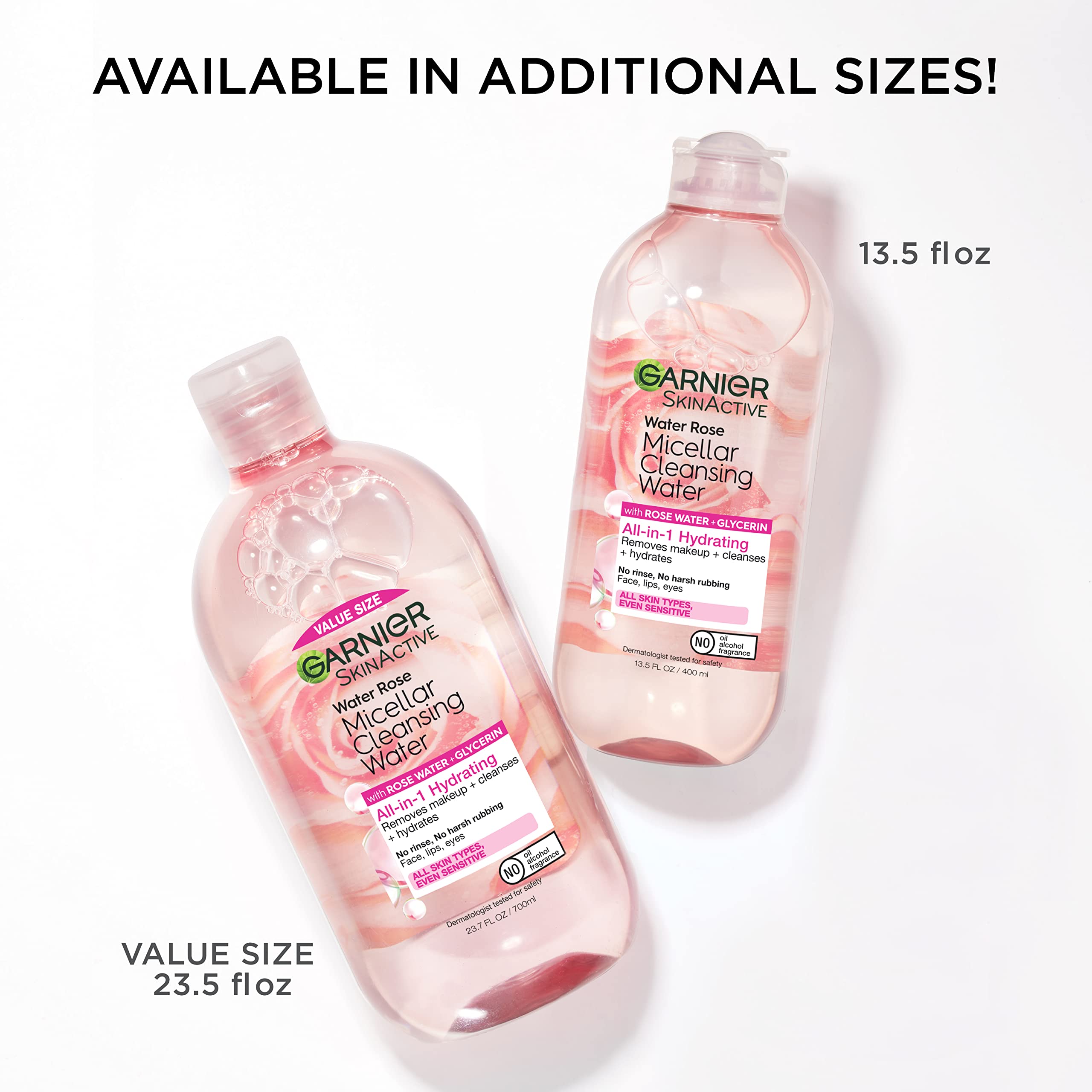 Garnier Rose Water Micellar Water suited for all skin types