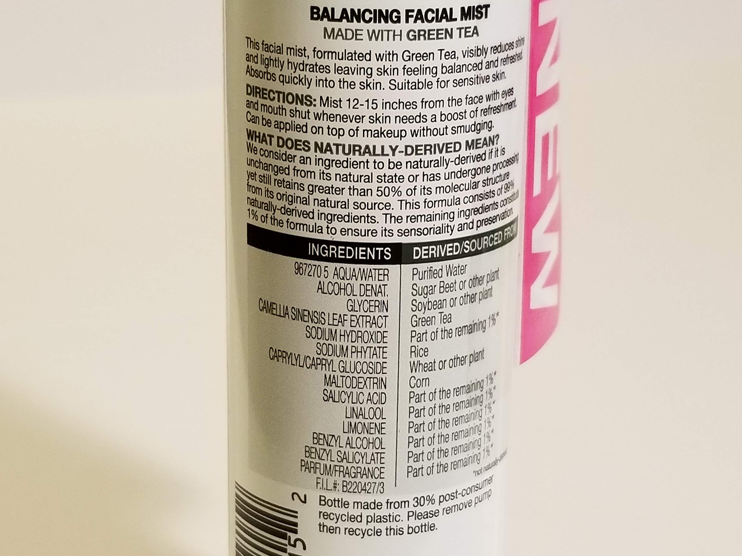 Garnier SkinActive Green Tea mist provides daily hydration and a dewy look.