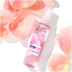 Garnier SkinActive Rose Water Mist makeup-ready hydration.