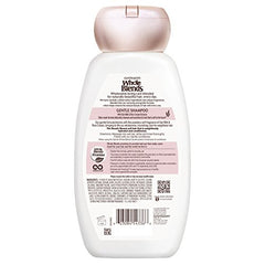 Garnier Whole Blends Gentle Shampoo Oat Delicacy lather shows lightweight cleansing for delicate hair.