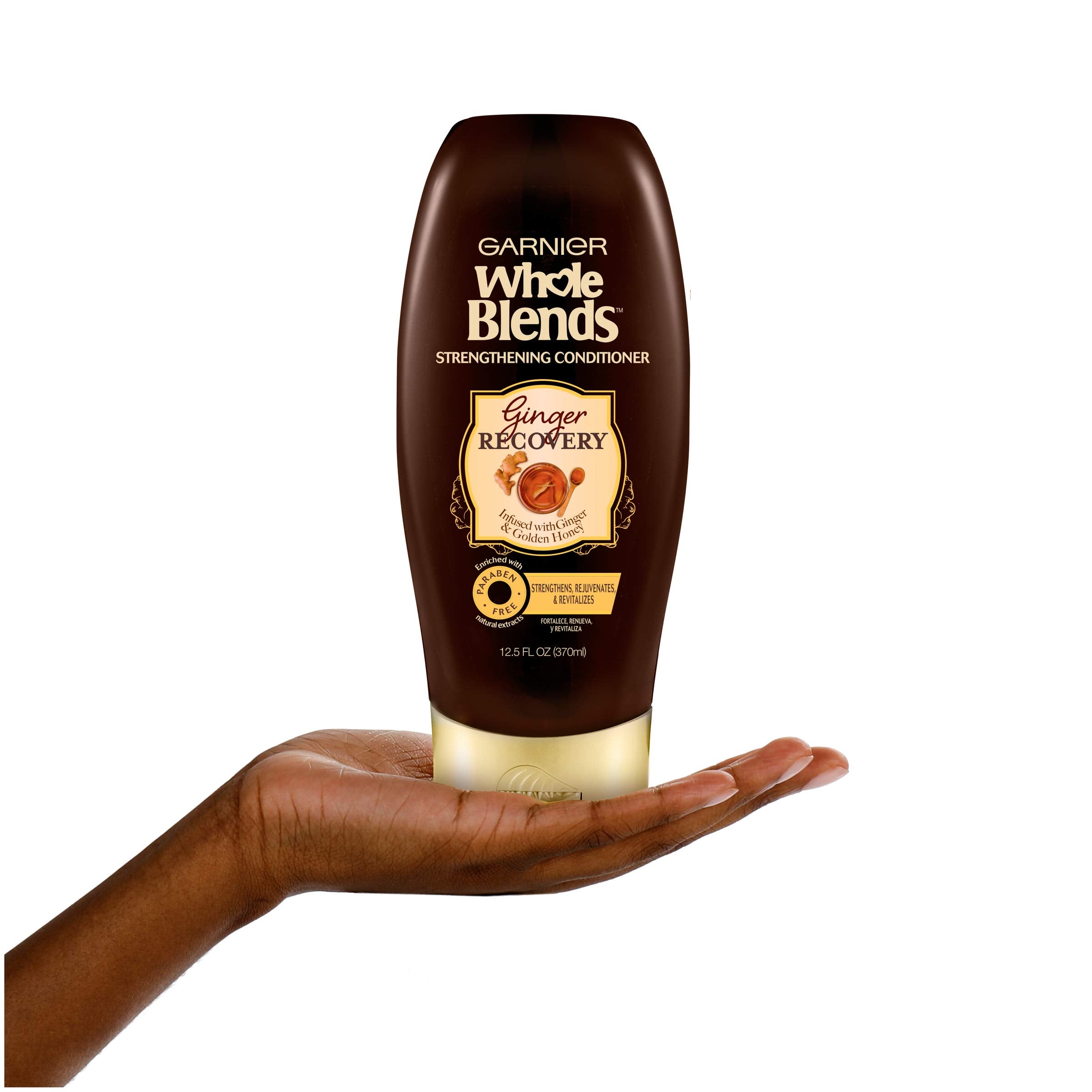 Garnier Whole Blends Ginger Recovery packaging box for storage and gifting.