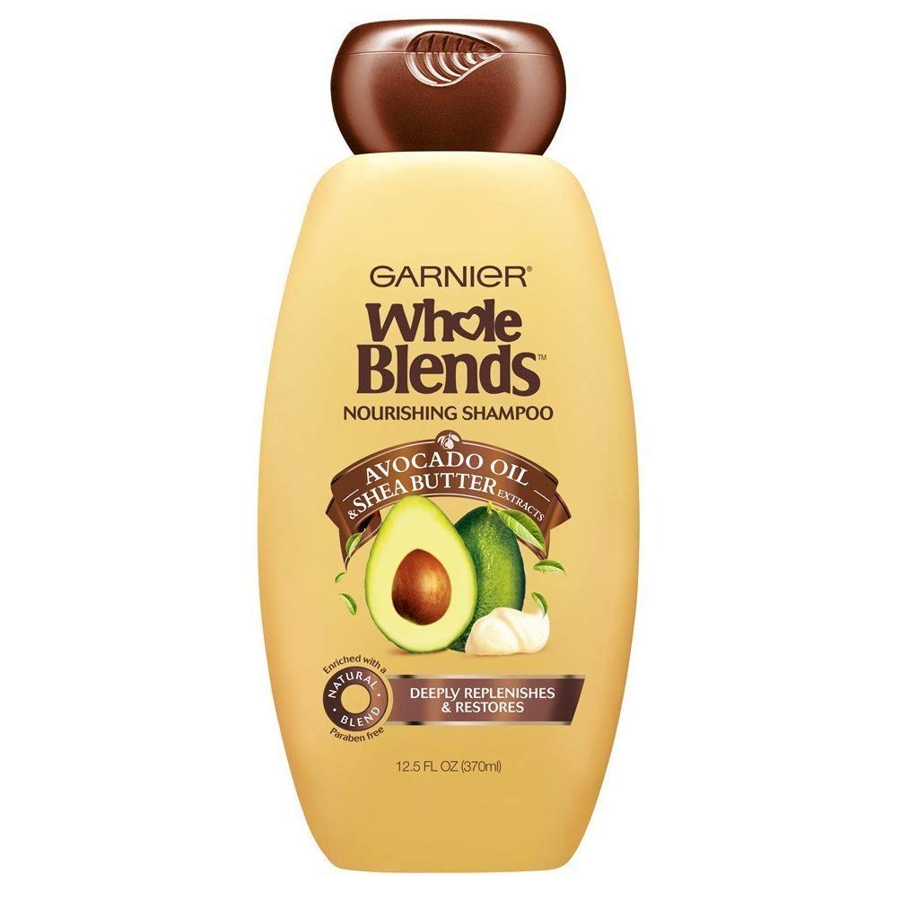 Garnier Whole Blends Nourishing Shampoo Pack of 3 bottles nourishes dry hair