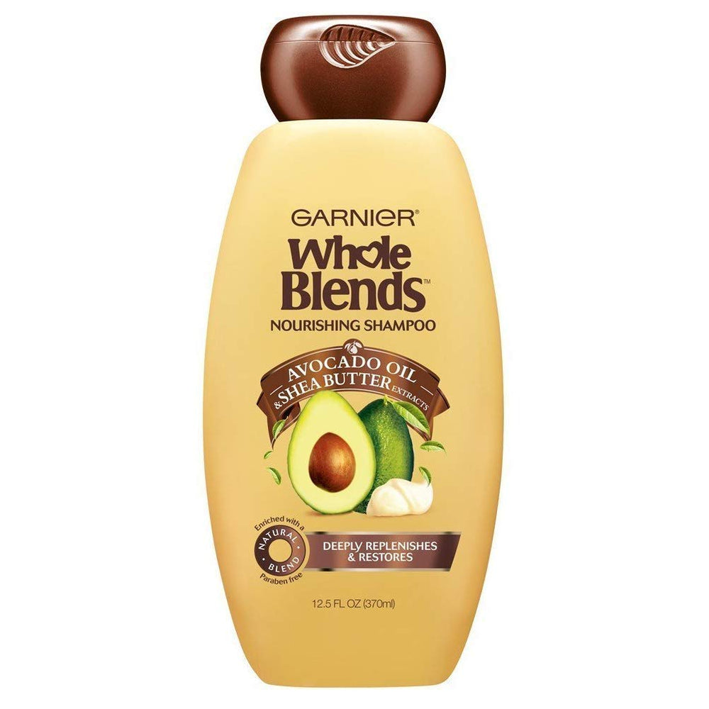 Garnier Whole Blends Nourishing Shampoo Pack of 3 bottles nourishes dry hair