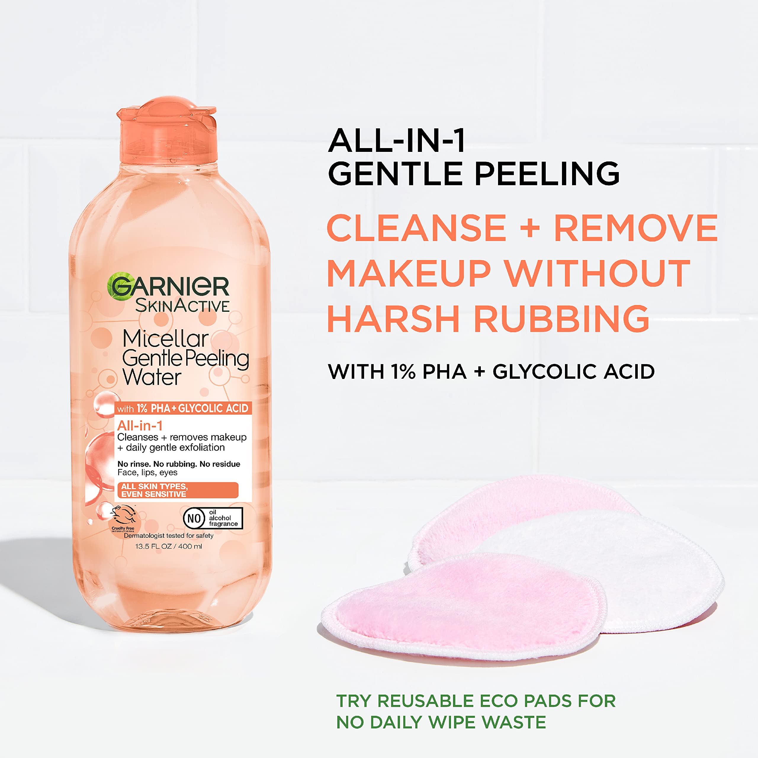 Garnier SkinActive two-pack packaging displayed for value and convenience.