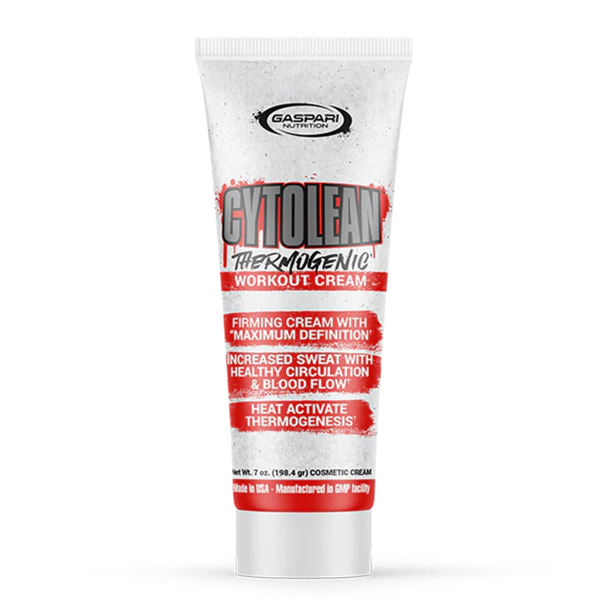 Gaspari Nutrition Cytolean Cream jar and tube display for focused definition.