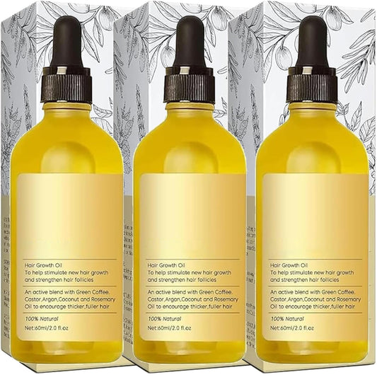 Gaukomzs natural rosemary hair oil bottle showcases nourishing blend for stronger roots