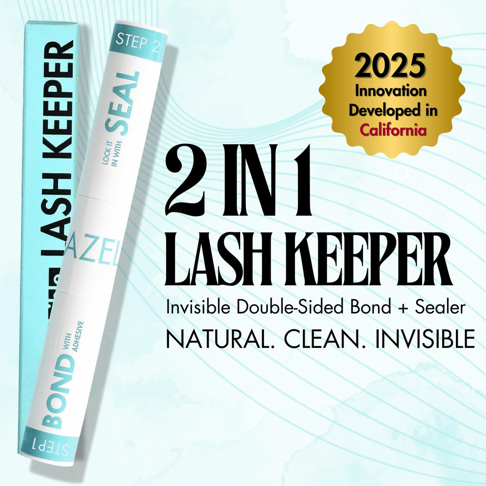 Gazelle 2in1 Lash Keeper cluster lash application at home