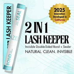 Gazelle 2in1 Lash Keeper cluster lash application at home