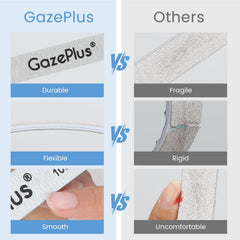 GAZEPPLUS zebra nail files image emphasizing soft edges and protective finish.