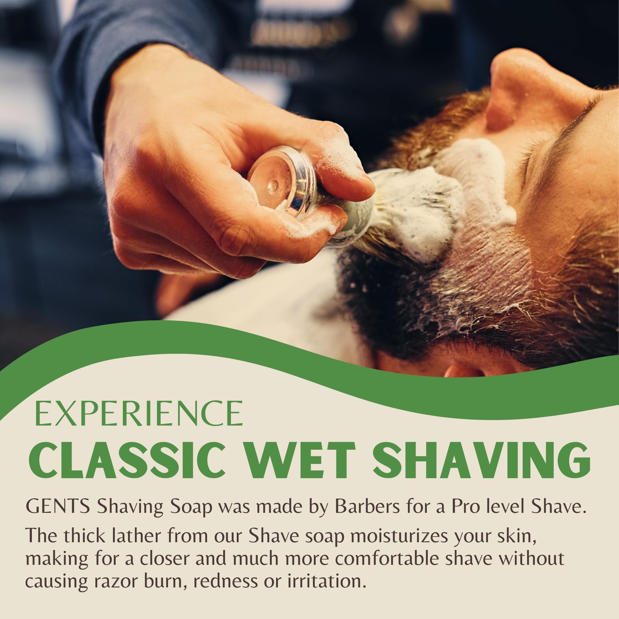 GBS professional-grade glide supports safe, precise shaving with any razor type