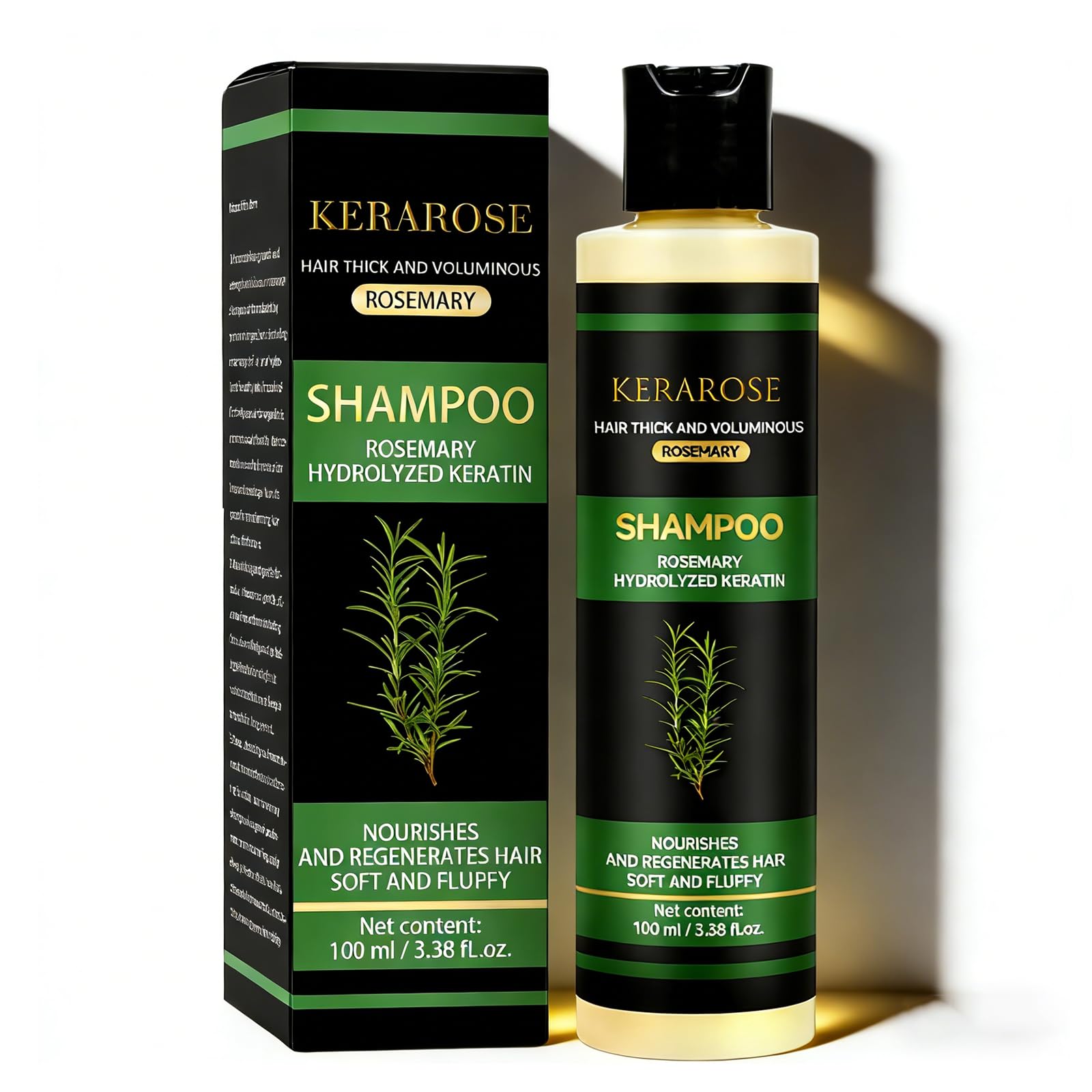 GDS Kerarose Rosemary Shampoo bottle for daily cleansing