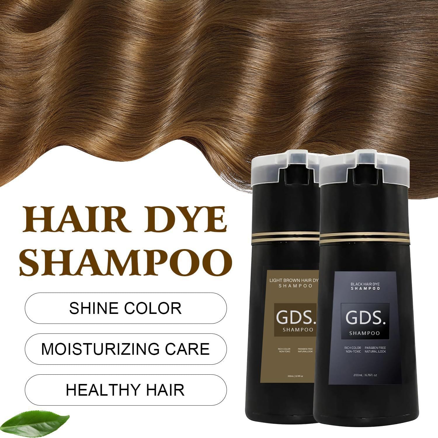 Wearing gloves while applying GDS Shampoo color at home