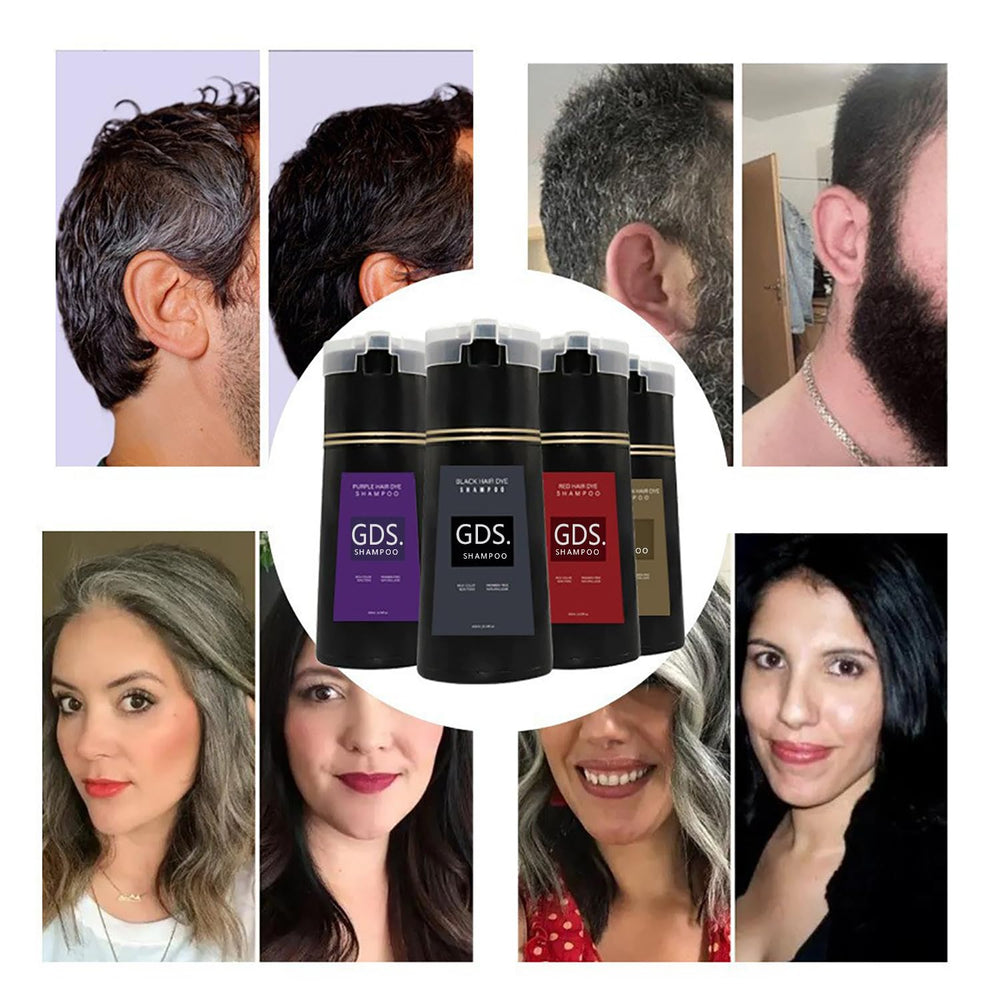 Lathered GDS Shampoo provides color and conditioning in one step
