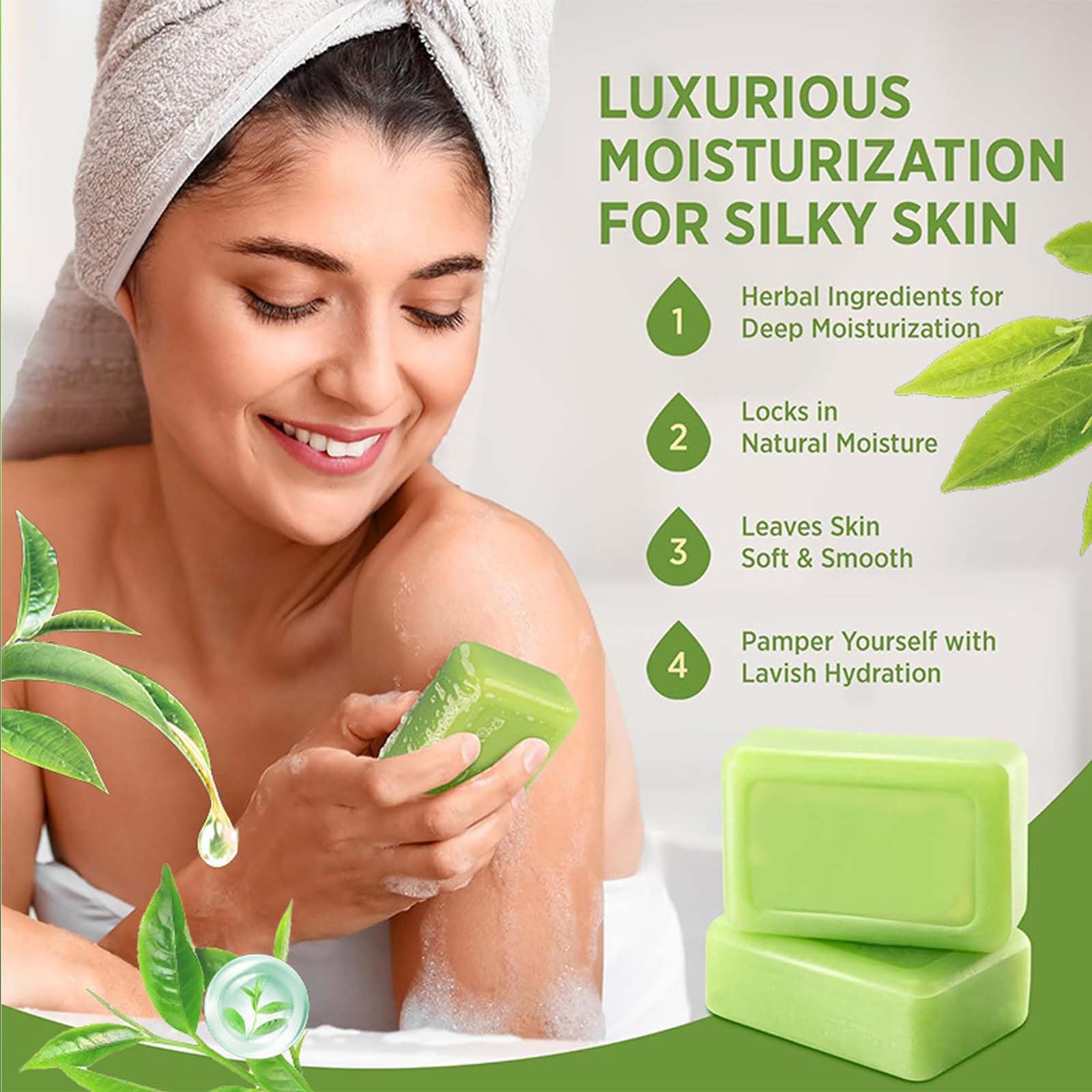 GDS Veloma soap texture detail reveals the gentle formula for sensitive skin use.
