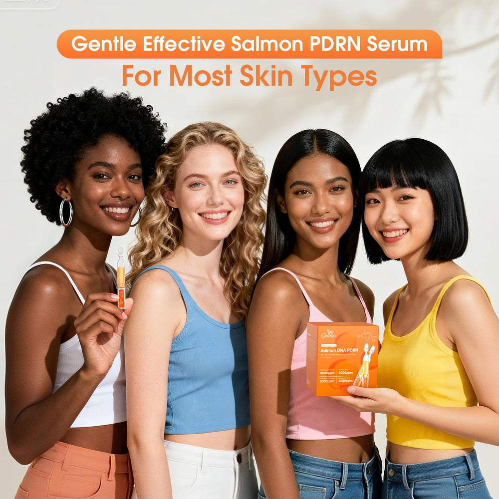 GDTLTP Salmon DNA Serum post-application glow and refreshed look