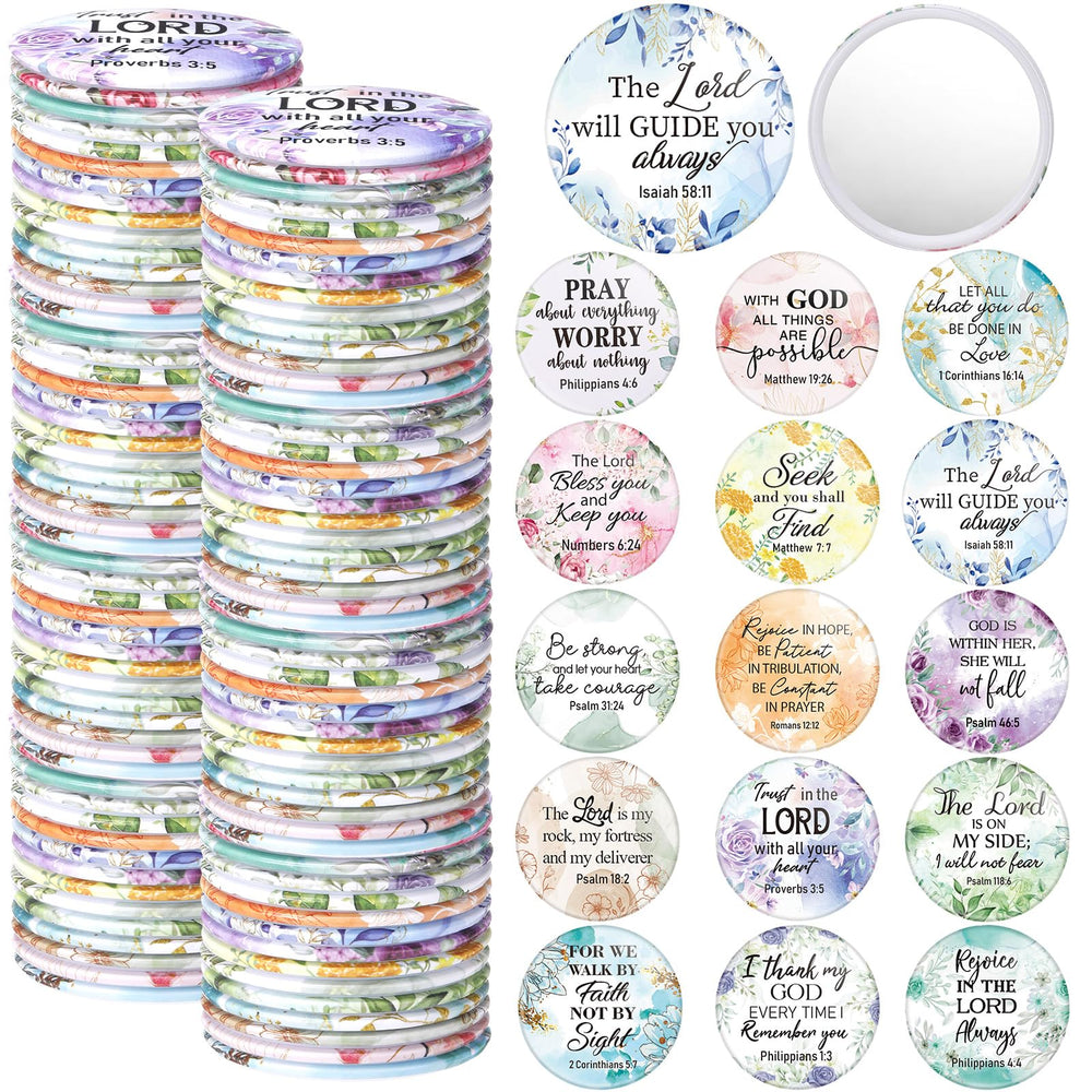 Geelin Christian compact mirror bulk pack for group gifting.