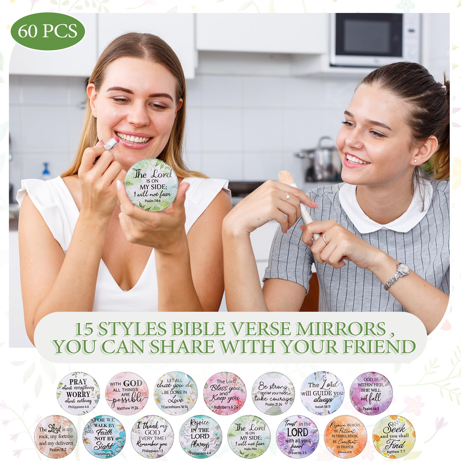 Geelin durable tinplate and glass mirror designed for everyday use.