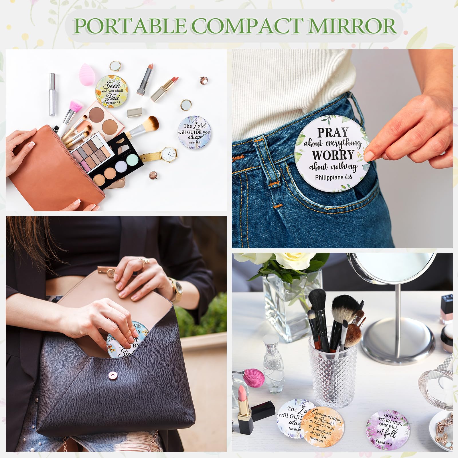 Geelin inspirational gift mirror for Christmas and celebrations.