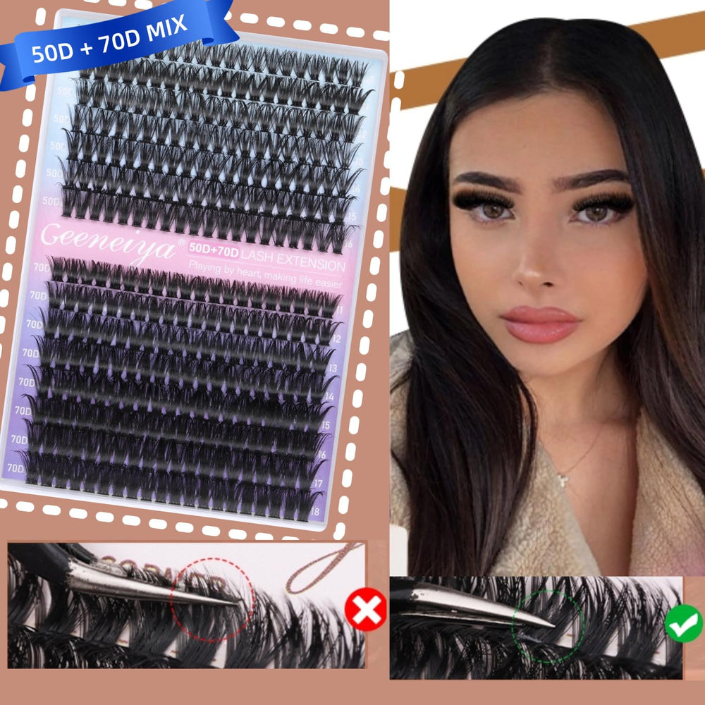 Geeneiya All-in-one kit for beginners seeking DIY lash upgrades.