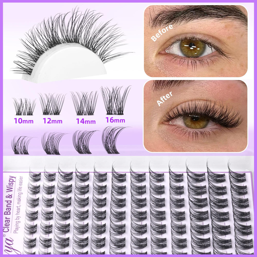 Geeneiya CC curl lash clusters create curl and lift with comfort