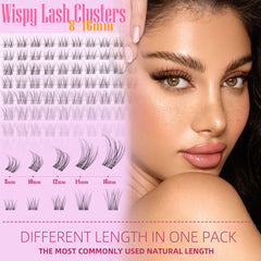 Geeneiya invisible-band clusters deliver a natural look with secure adhesion.