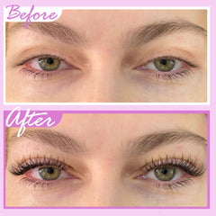 Geeneiya lash tweezers for self-application enable precise placement.