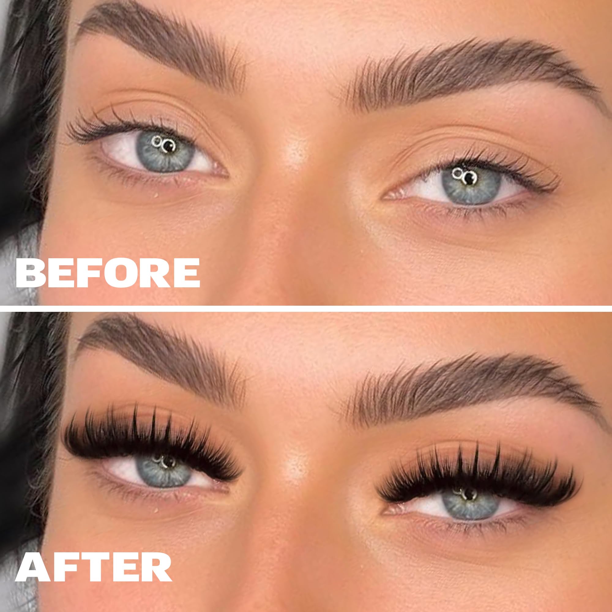 Geeneiya seamless natural lash clusters blend with lashes for all day comfort