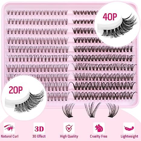 Geeneiya soft kink-free lashes for comfortable all-day wear.