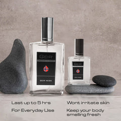 Geir Ness back packaging image hints at premium presentation and gifting potential.