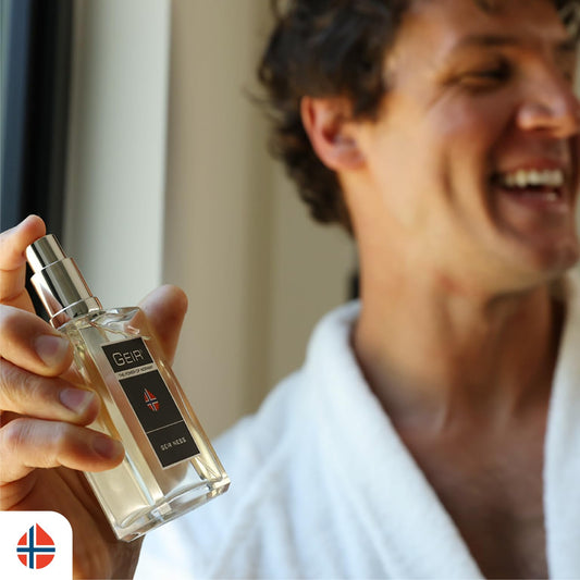 Geir Ness Geir Eau de Parfum Spray for Men cap detail highlighting premium packaging