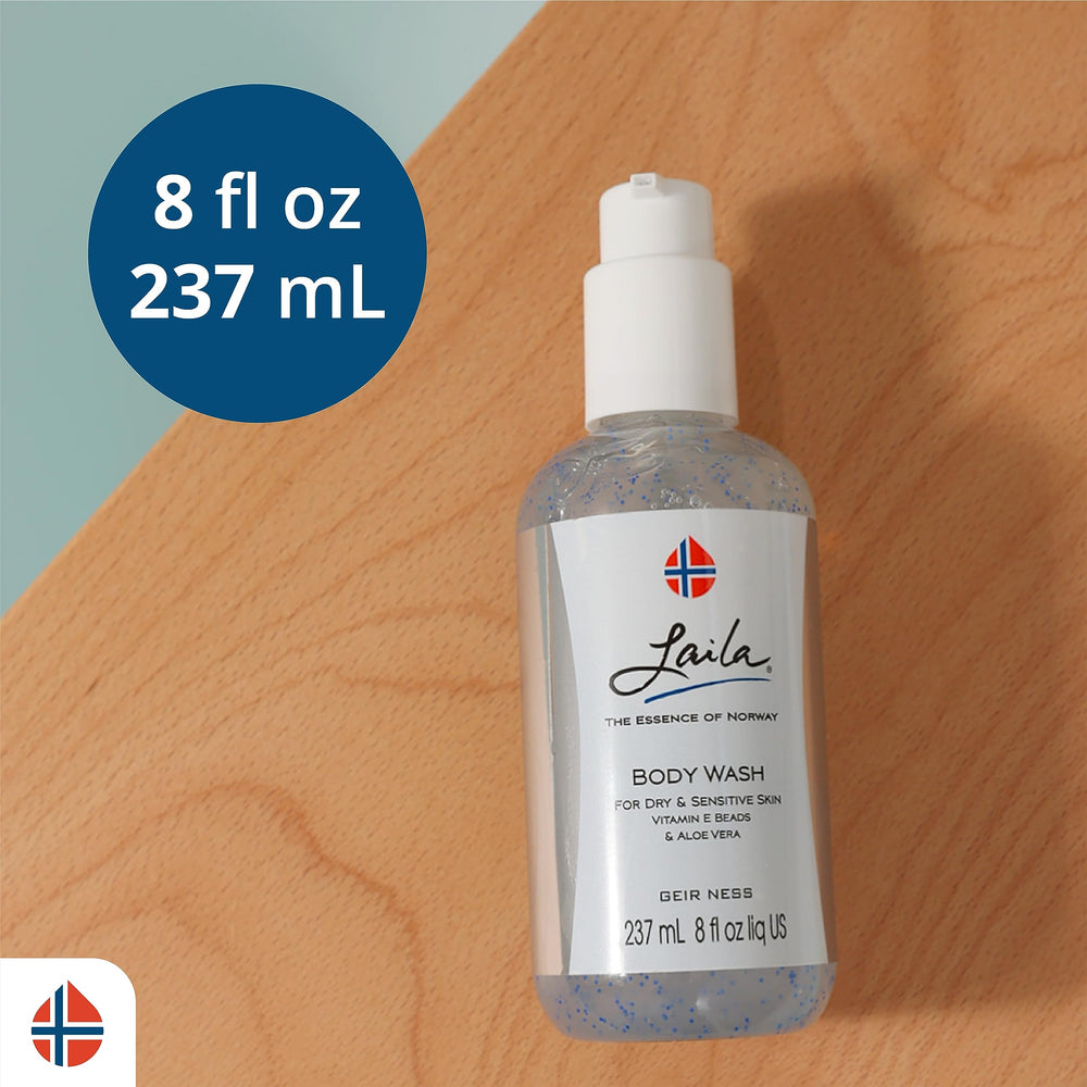 Geir Ness Laila Body Wash fragrance notes captured for a lasting scent.