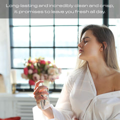Geir Ness Laila wrist swatch demonstrates long-lasting floral scent on skin.