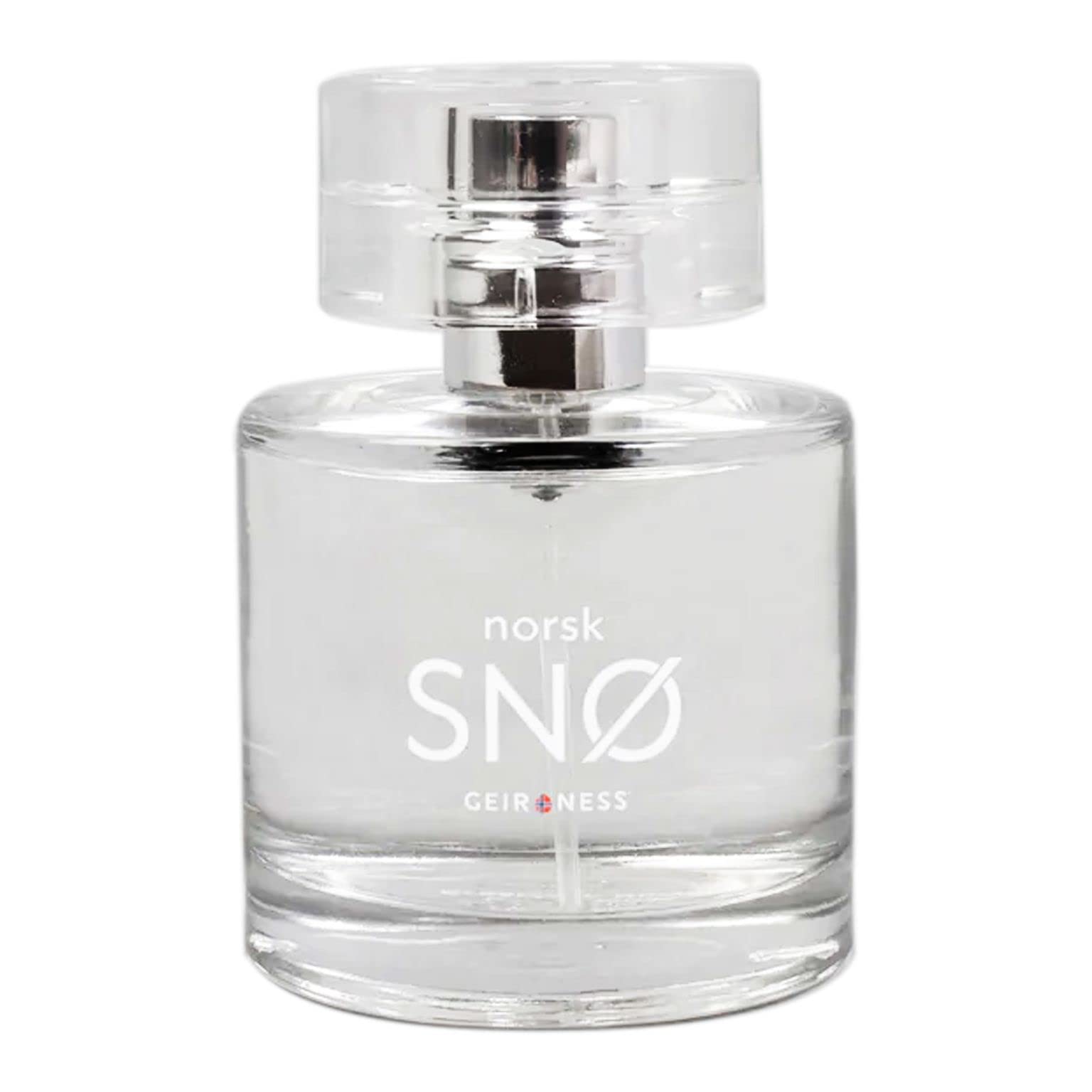 Geir Ness Norsk Snø EDP bottle in display for unisex wear